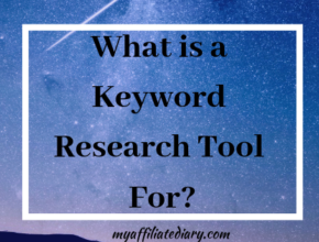 What is a keyword research tool for?