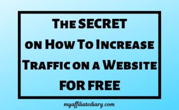 The Secret On How To Increase Traffic On A Website For Free